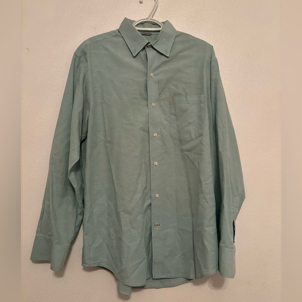 Izod Saltwater button down shirt M